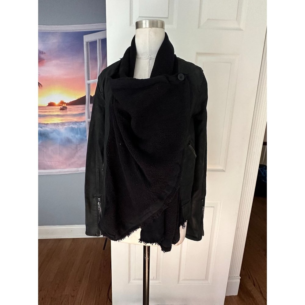 Free People Black Drape Jacket